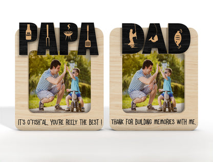 Dad Tool Photo Frame SVG Bundle Laser Cut File for Glowforge and xTool