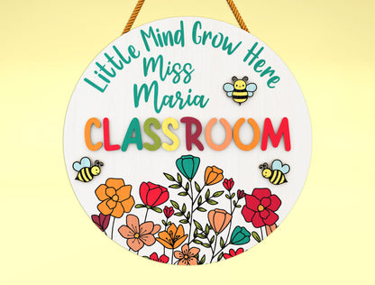 Personalized Classroom Sign Bundle SVG Laser Cut File for Glowforge