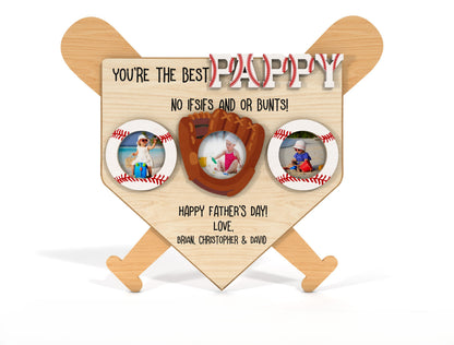Baseball Photo Magnet SVG Laser Cut File for Glowforge xTool
