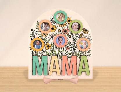 Mom Flower Garden Photo Frame SVG Bundle for LightBurn and xTool