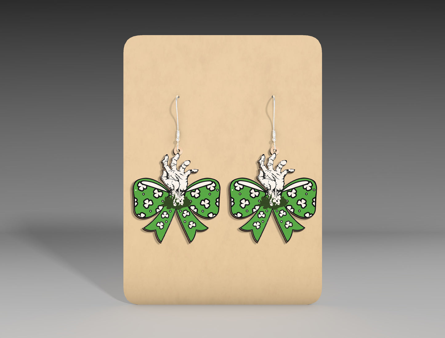 Halloween Bow Earrings SVG Bundle for Glowforge xTool LightBurn 9 Designs