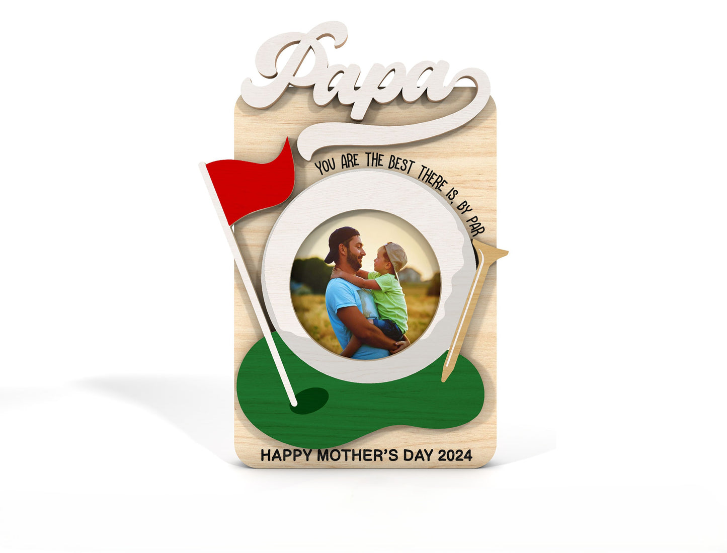 Father's Day Sports Photo Magnet SVG Bundle Laser Cut File for Glowforge and LightBurn