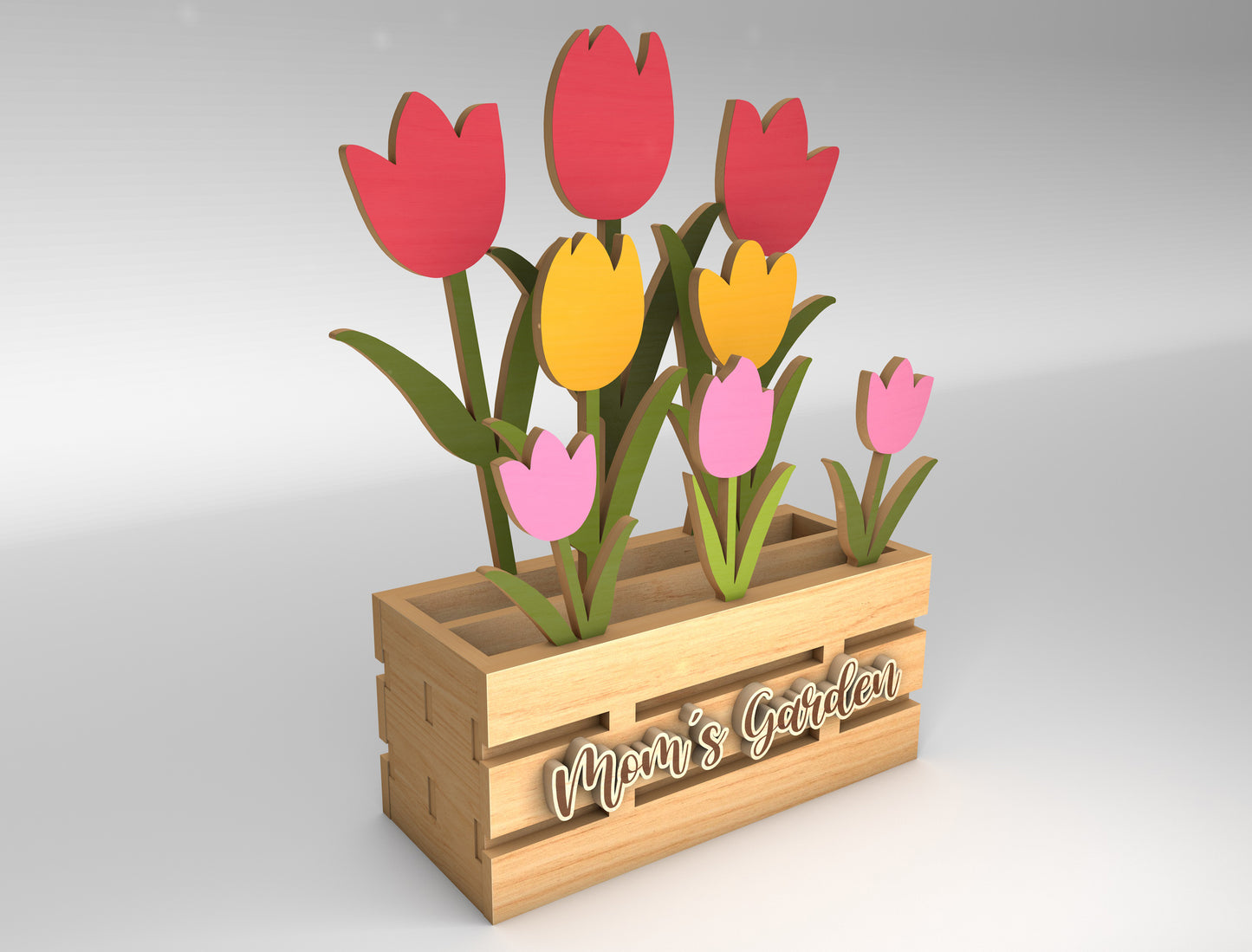Flower Pot SVG Bundle Mother's Day Tabletop Decor for xTool