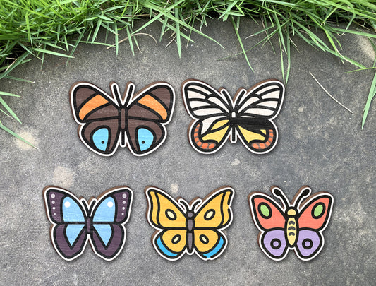Butterfly and Ladybug Stud Earrings SVG Bundle for xTool and Glowforge