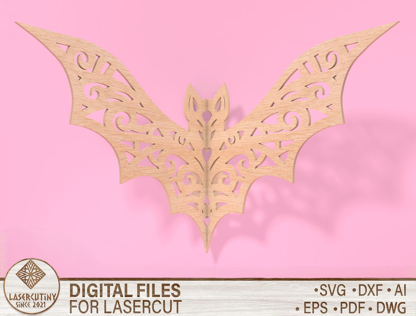 Butterfly Wing Wall Decor SVG Laser Cut File for Glowforge and xTool