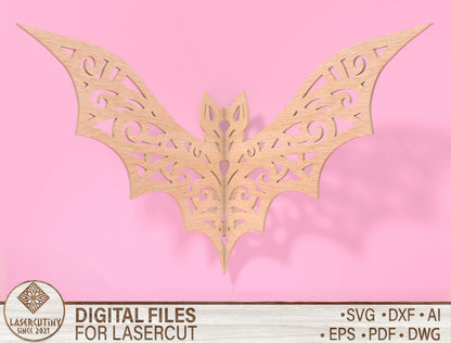 Butterfly Wing Wall Decor SVG Laser Cut File for Glowforge and xTool