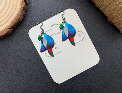 Parrot Earring SVG Bundle Laser Cut File for Glowforge and LightBurn