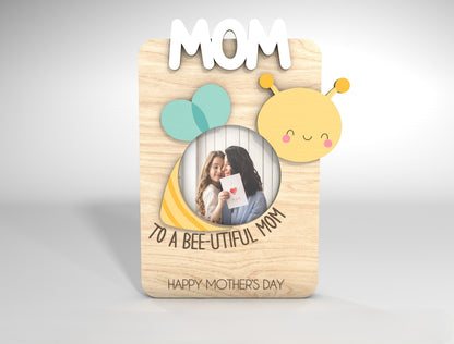 Mother's Day Fridge Photo Frame SVG Cute Magnet for Glowforge