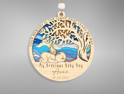 Baby Loss Memorial Ornament SVG Bundle for xTool and Glowforge