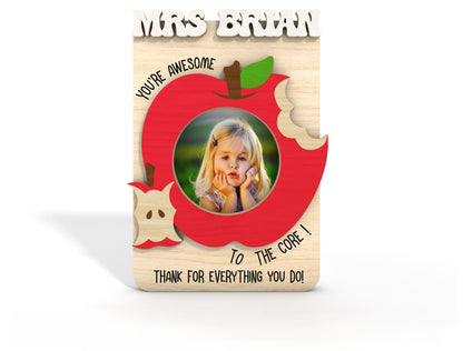 Teacher Photo Magnet Frame SVG Bundle for Glowforge and LightBurn