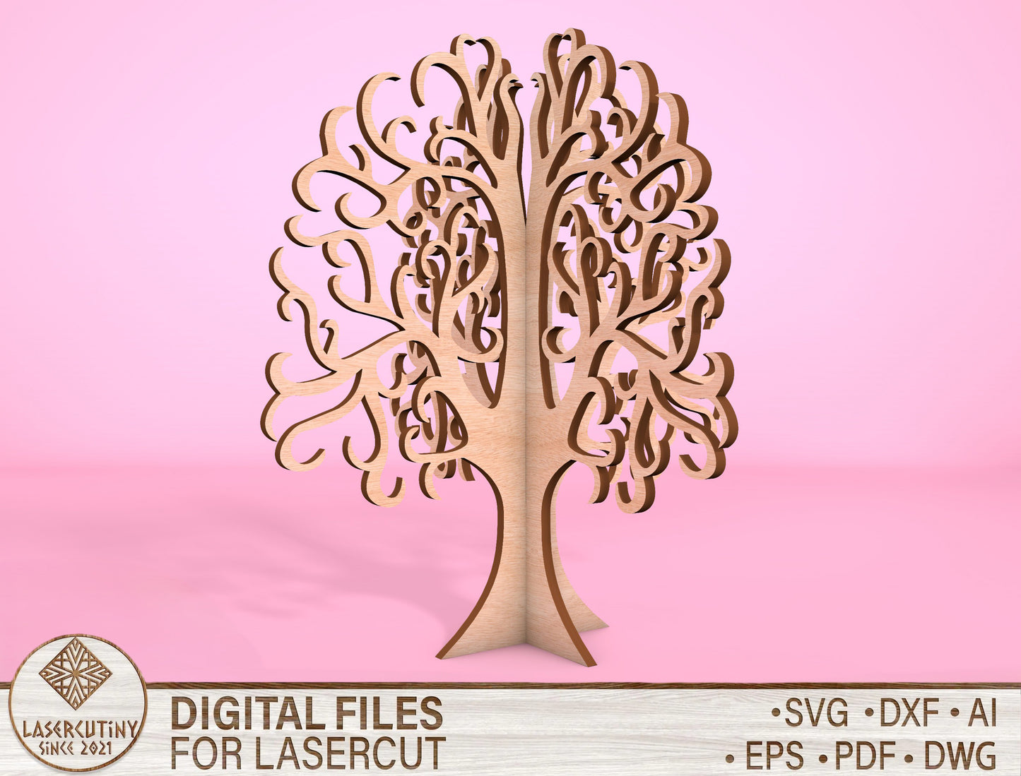 Tree of Life SVG Bundle Laser Cut File for LightBurn and Glowforge