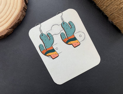 Boho Summer Earrings SVG Bundle for Glowforge and xTool