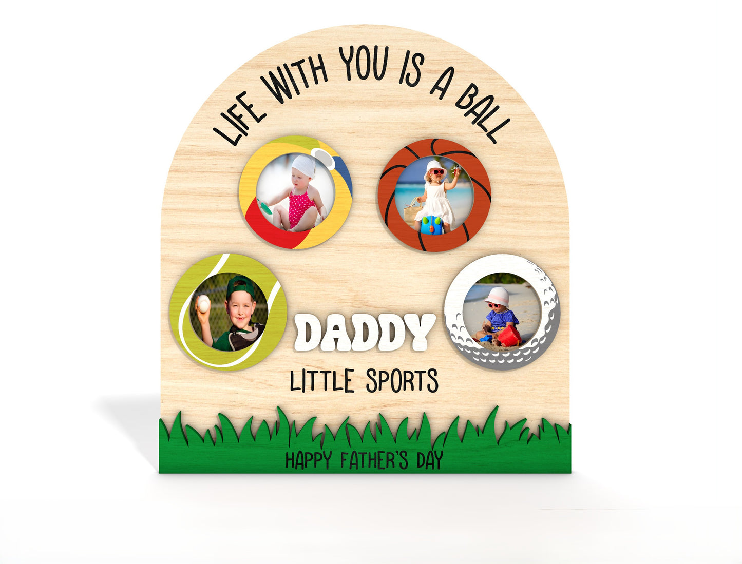 Football Dad Photo Sign SVG Bundle Laser Cut File for xTool and Glowforge
