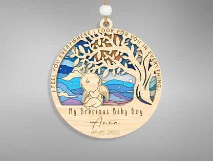 Baby Loss Memorial Ornament SVG Bundle for xTool and Glowforge