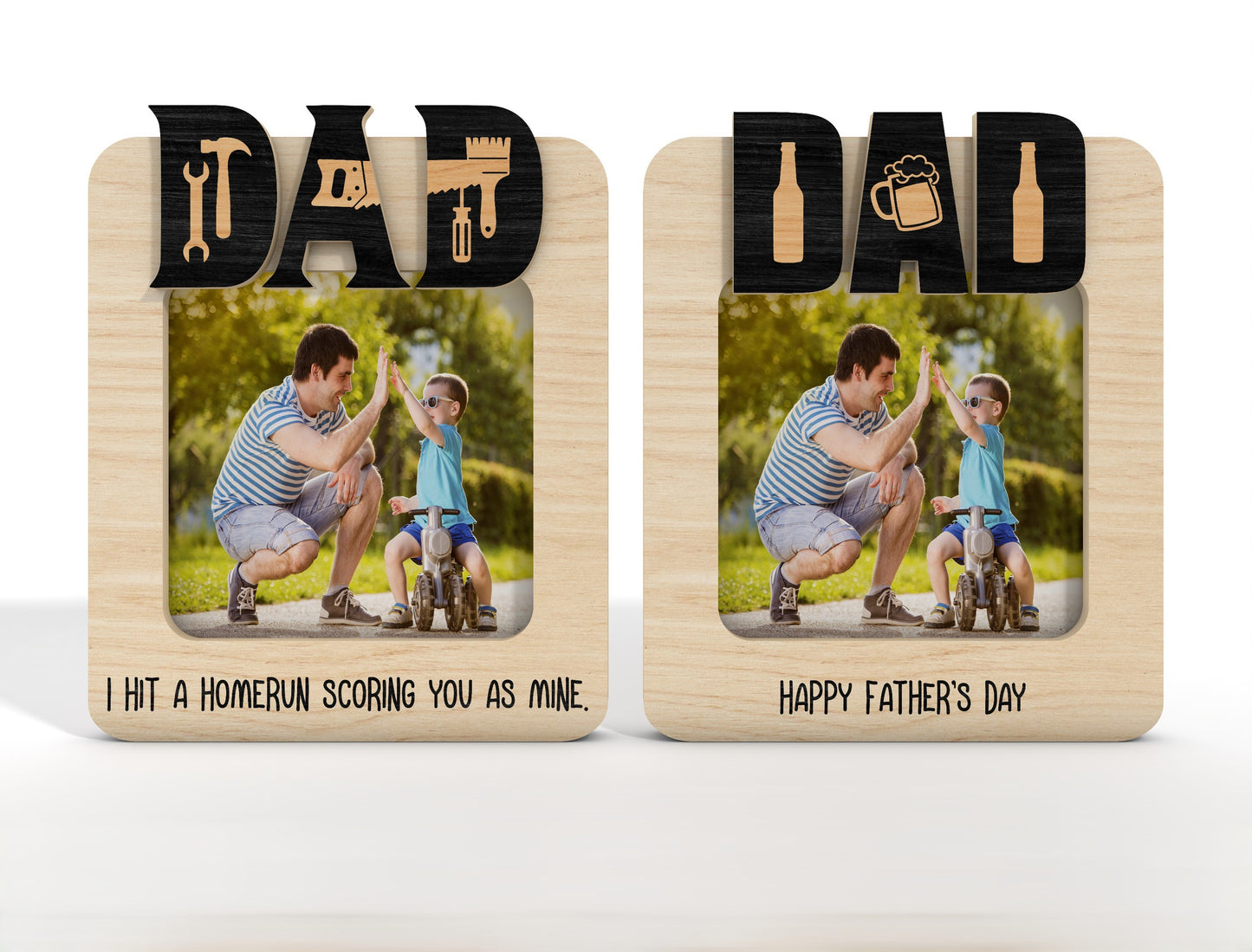 Dad Tool Photo Frame SVG Bundle Laser Cut File for Glowforge and xTool