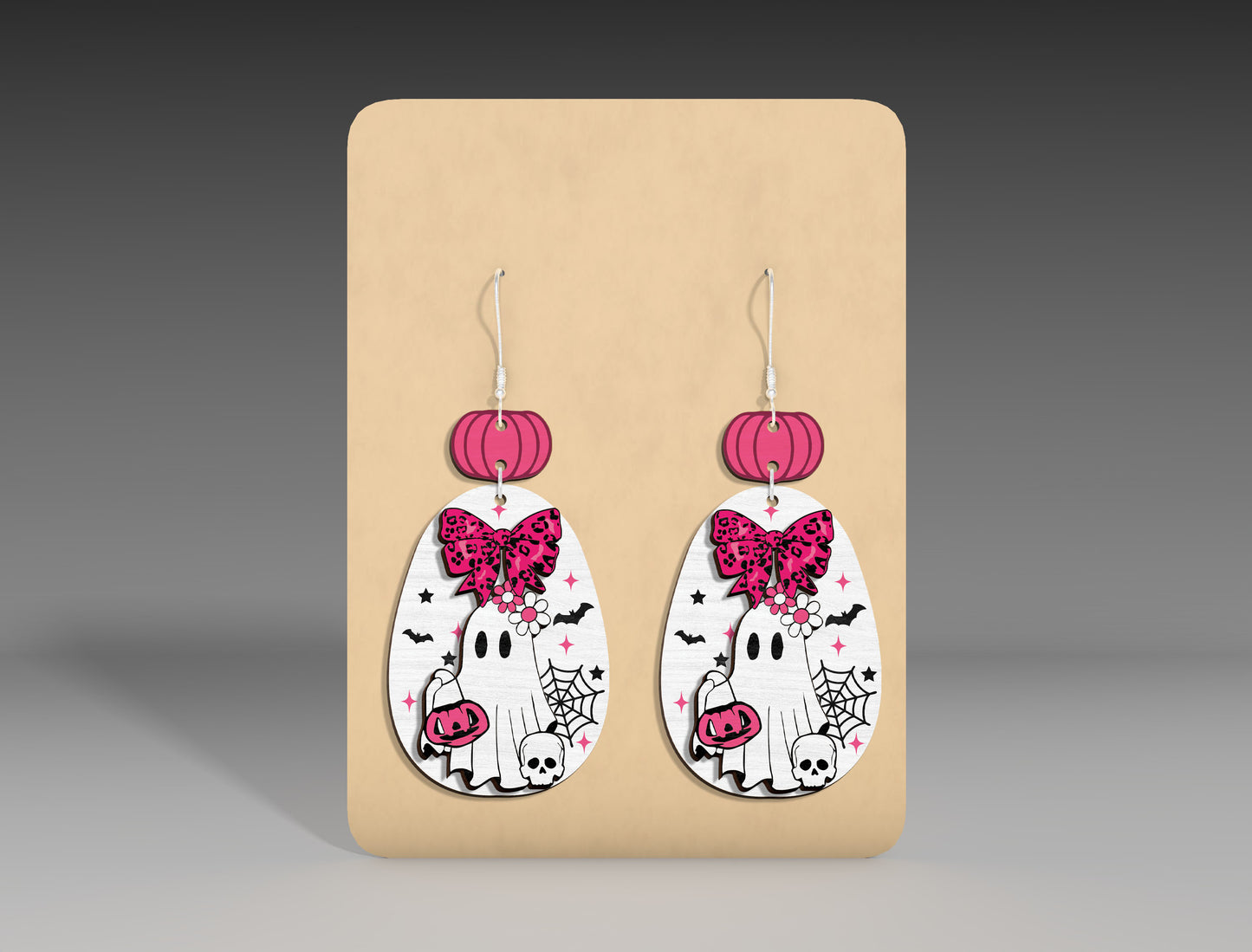 Halloween Earrings SVG Bundle 9 Designs for xTool Glowforge LightBurn