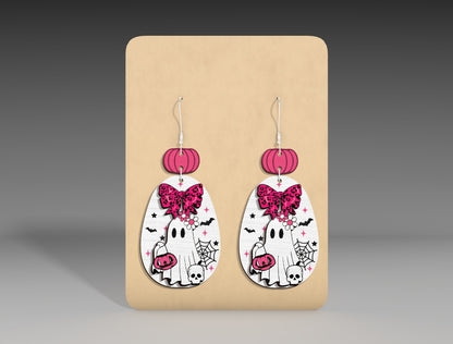 Halloween Earrings SVG Bundle 9 Designs for xTool Glowforge LightBurn