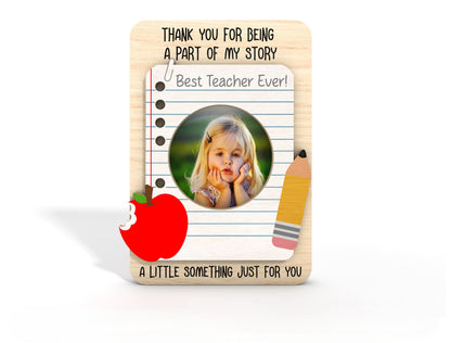 Teacher Photo Magnet Frame SVG Bundle for Glowforge and LightBurn