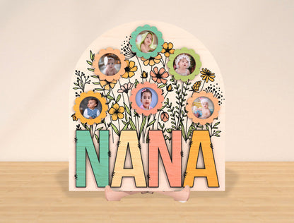 Mom Flower Garden Photo Frame SVG Bundle for LightBurn and xTool
