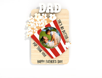Father's Day Photo Frame Magnet SVG Bundle Laser Cut File for Glowforge and LightBurn