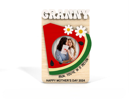 Fruit Photo Frame Mom Summer Sign SVG for LightBurn and Glowforge