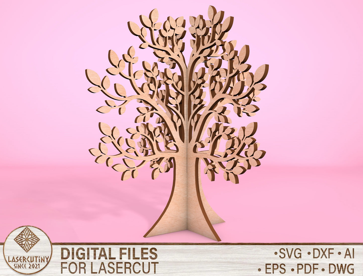 Tree of Life SVG Bundle Laser Cut File for LightBurn and Glowforge