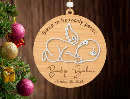 Angel Baby Memorial Ornament SVG Bundle for Glowforge and xTool