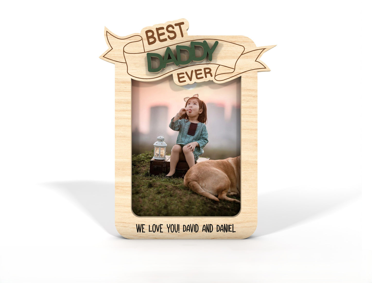 Ribbon Photo Frame Magnet SVG Bundle Laser Cut File for Glowforge and LightBurn
