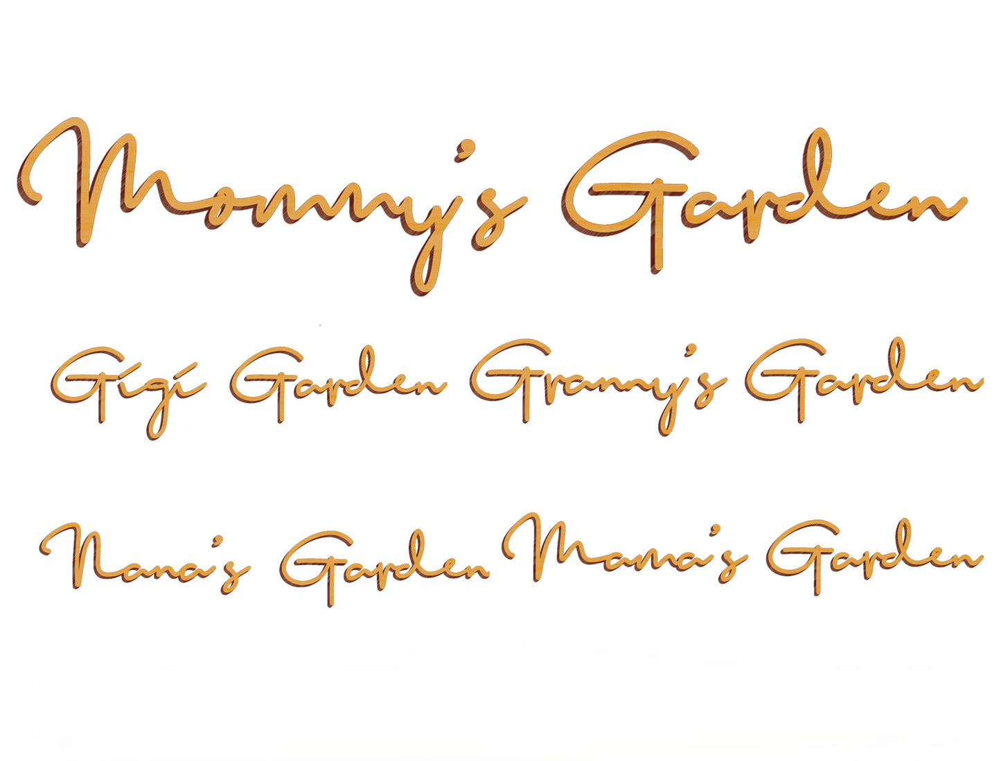 Birth Month Flower Frame Grandma Garden Sign SVG for xTool