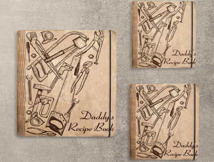 Daddy Recipe Book SVG Bundle for Glowforge and xTool Laser Files