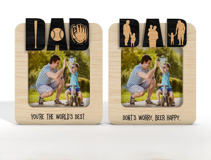 Dad Tool Photo Frame SVG Bundle Laser Cut File for Glowforge and xTool