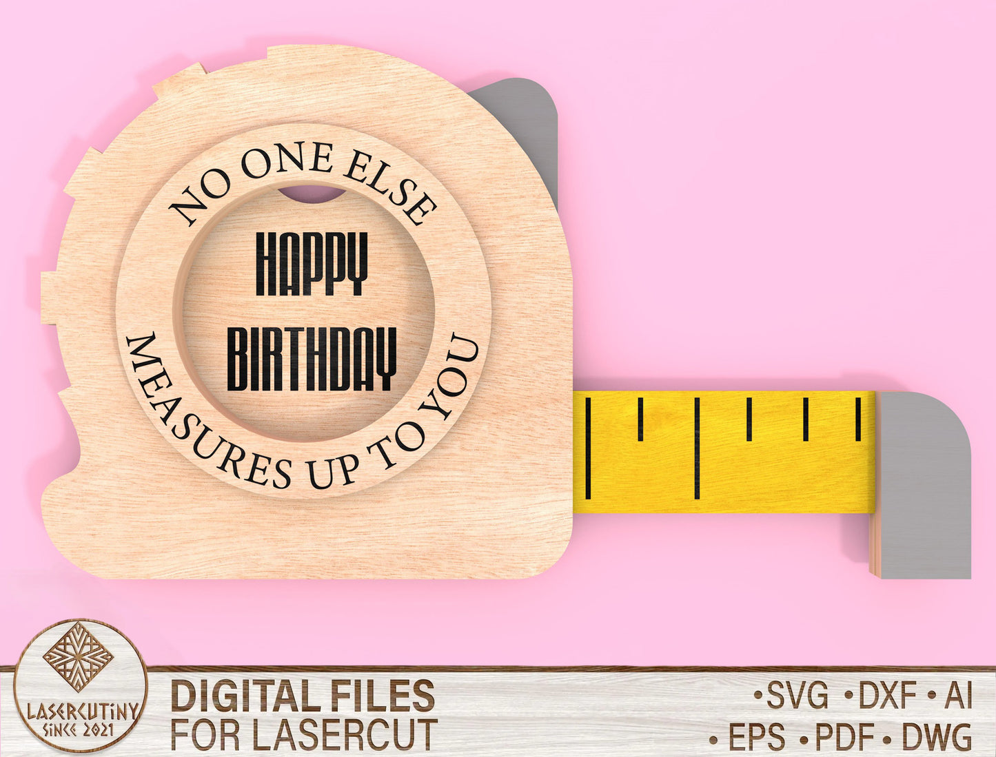 Best Dad Card Holder SVG Laser Cut File for Glowforge and LightBurn