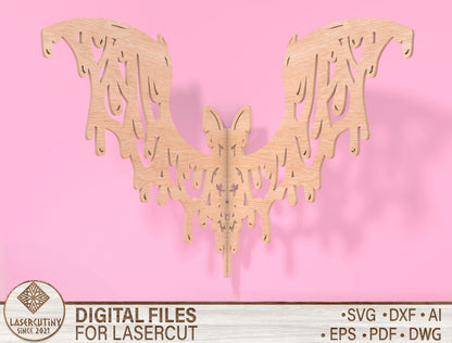 Butterfly Wing Wall Decor SVG Laser Cut File for Glowforge and xTool