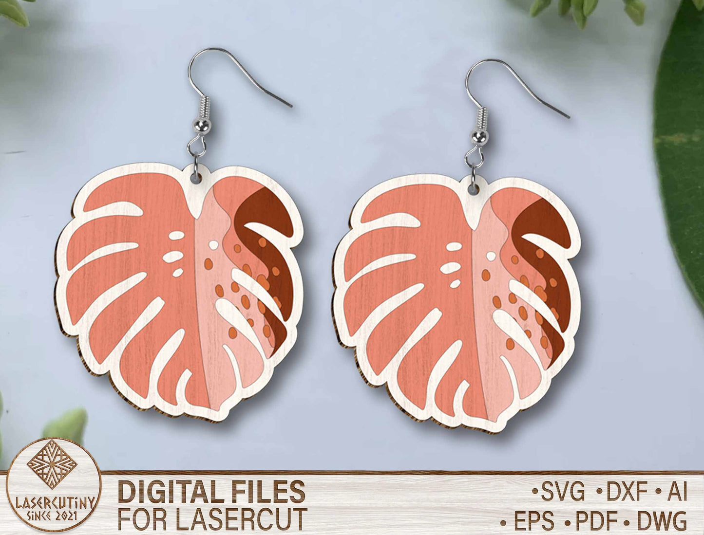 Boho Summer Earring SVG Bundle for Glowforge and LightBurn