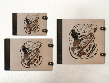 Fishing Photo Album SVG Bundle for Glowforge and xTool Laser Files
