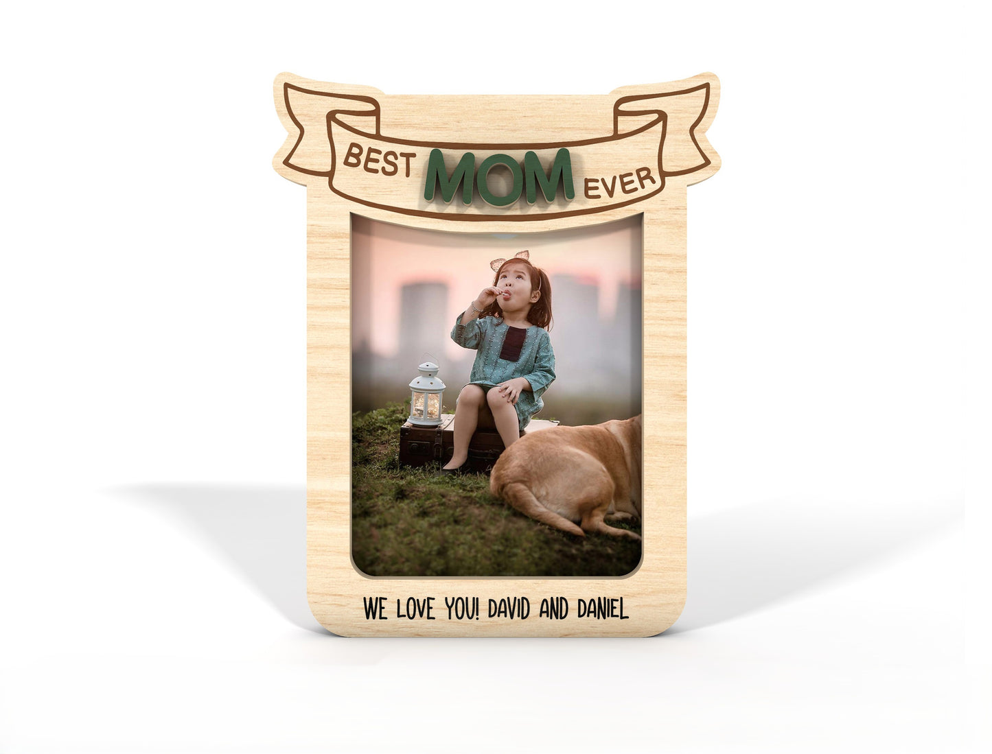 Ribbon Photo Frame Magnet SVG Bundle Laser Cut File for Glowforge and LightBurn