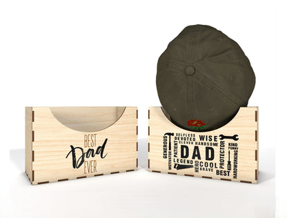 Dad Hat Rack SVG Bundle Laser Cut File for Glowforge and xTool