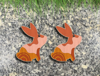 Boho Easter Earrings SVG Bundle 20 Bunny Egg Rainbow for LightBurn and xTool