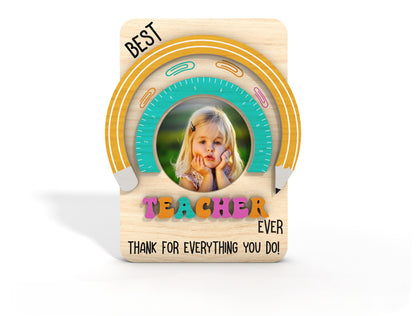 Teacher Photo Magnet Frame SVG Bundle for Glowforge and LightBurn