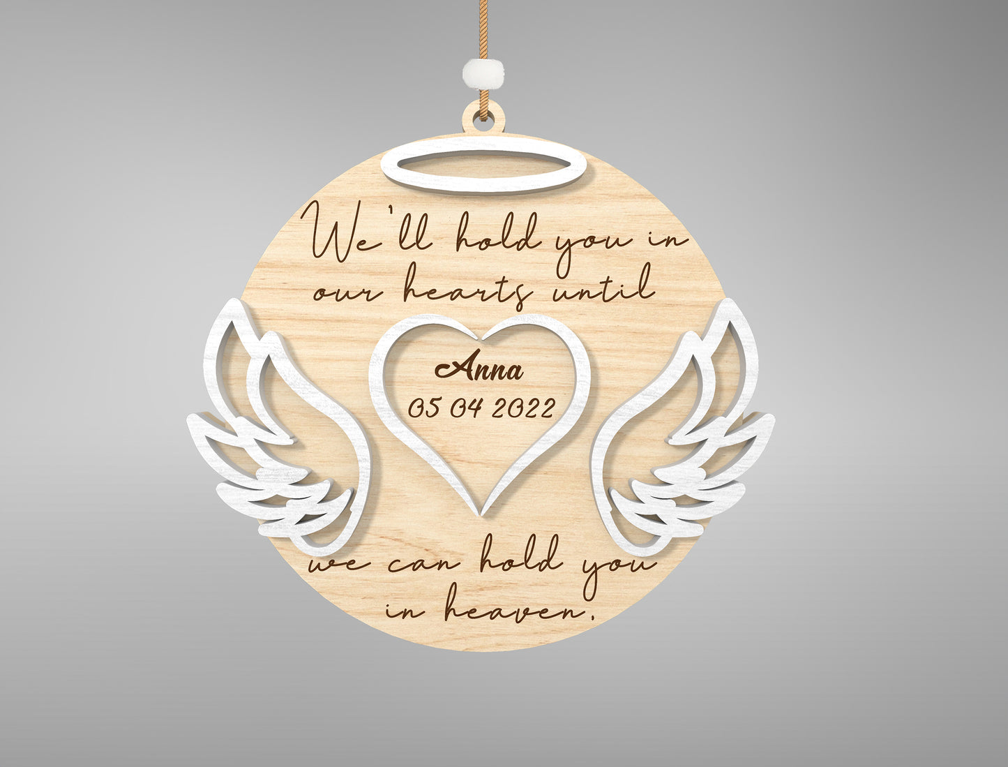 Miscarriage Memorial SVG Bundle Angel Wings for xTool and Glowforge