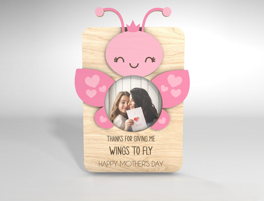 Mother's Day Fridge Photo Frame SVG Cute Magnet for Glowforge