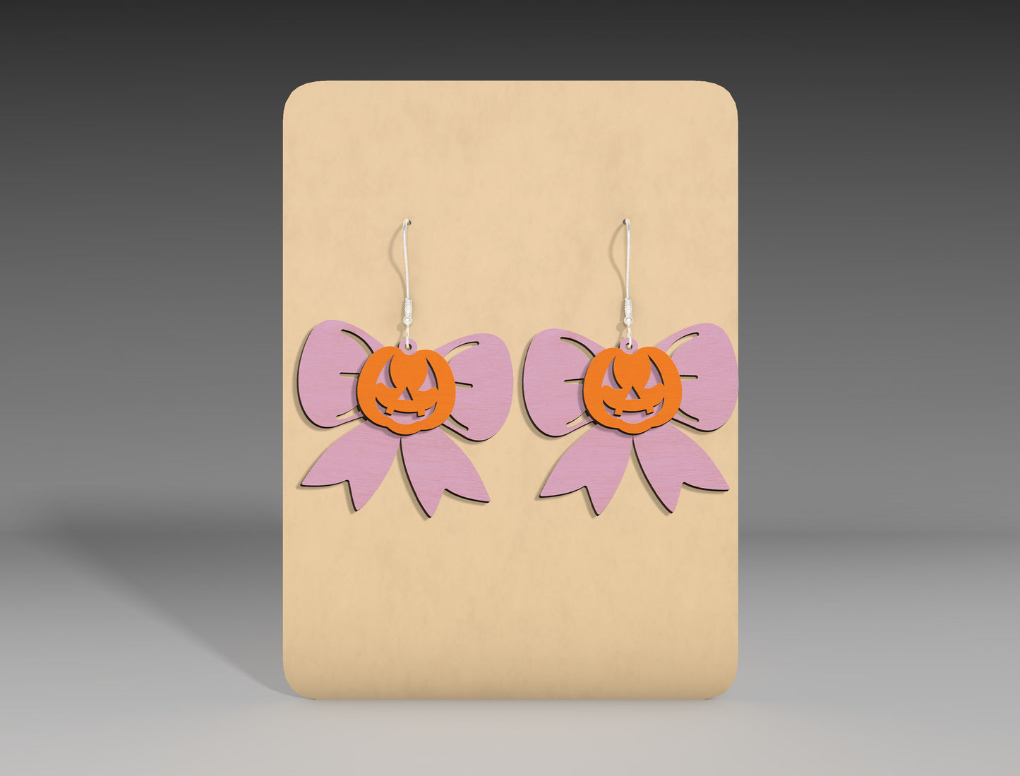 Halloween Bow Earrings SVG Bundle for Glowforge xTool LightBurn 9 Designs