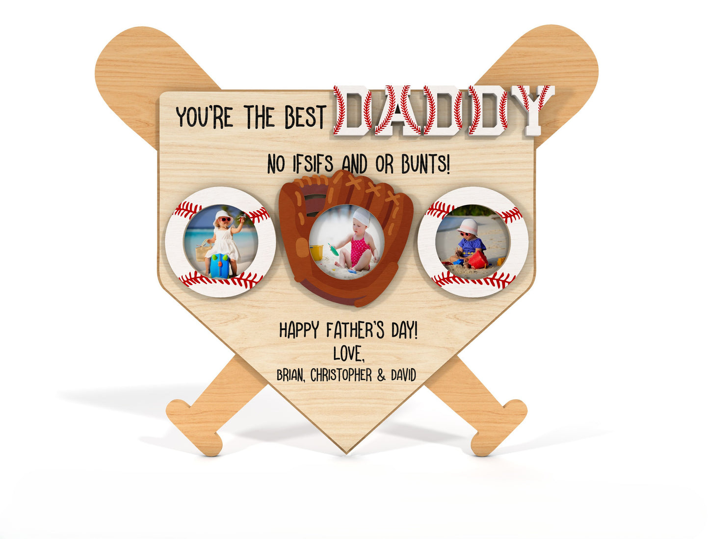 Baseball Photo Magnet SVG Laser Cut File for Glowforge xTool