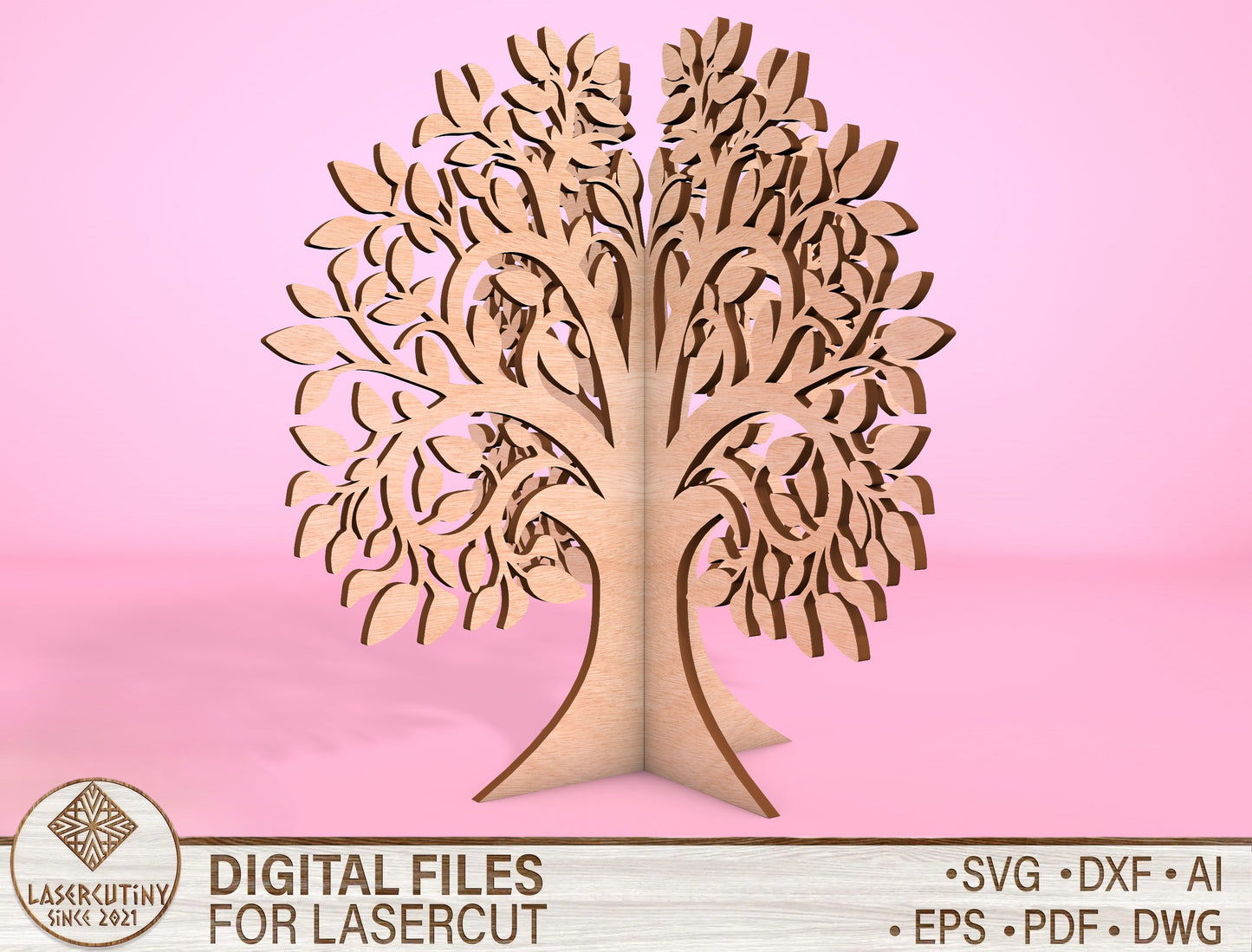 Tree of Life SVG Bundle Laser Cut File for LightBurn and Glowforge