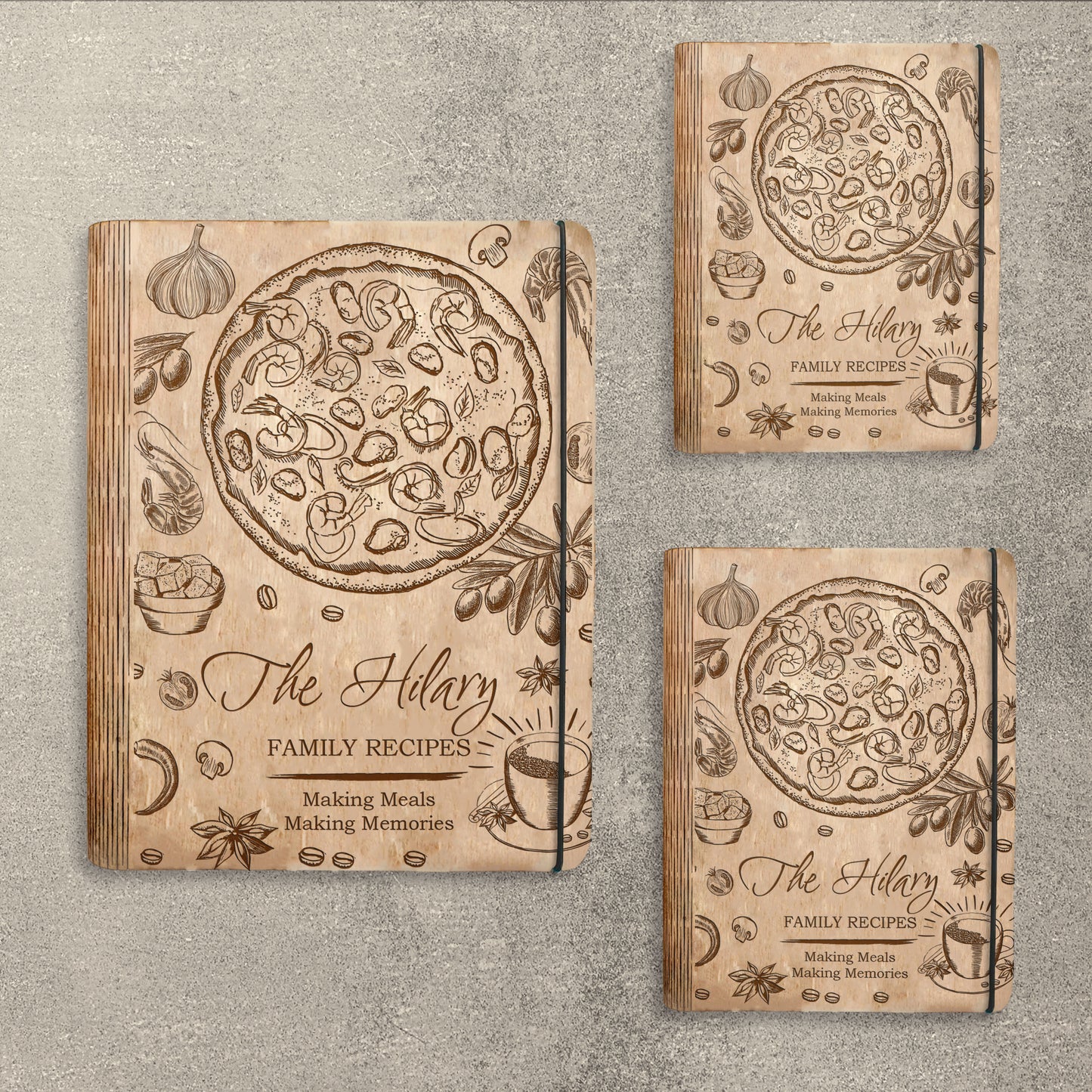 Honey Bee Farm Kitchen Recipe Book SVG Cookbook for LightBurn