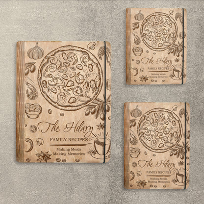 Honey Bee Farm Kitchen Recipe Book SVG Cookbook for LightBurn