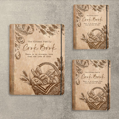 Honey Bee Farm Kitchen Recipe Book SVG Cookbook for LightBurn