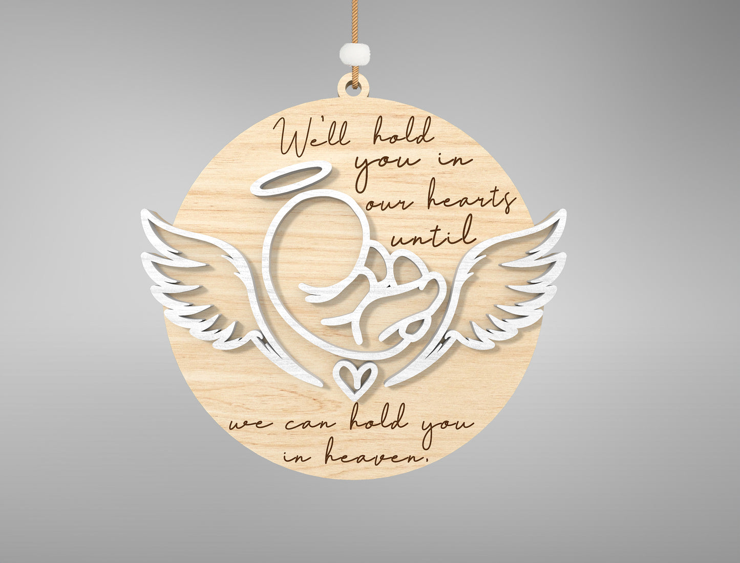 Miscarriage Memorial SVG Bundle Angel Wings for xTool and Glowforge