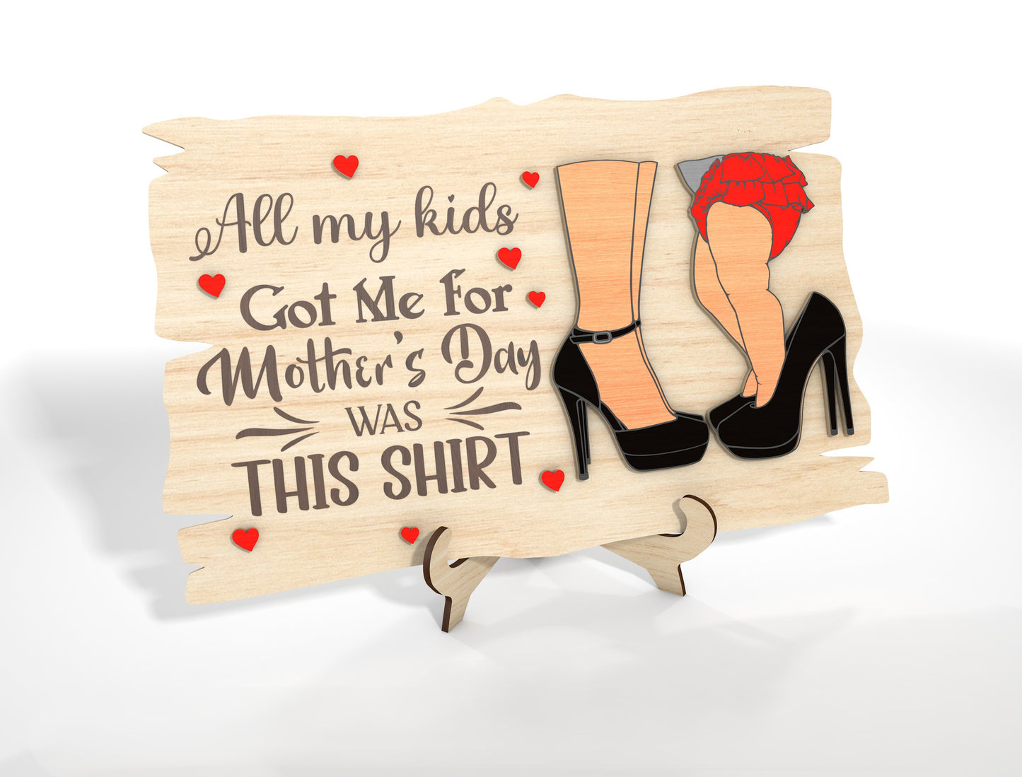 Funny Mother Daughter Sassy Mom Sign SVG Bundle for xTool and LightBurn