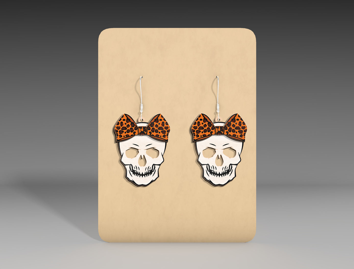 Halloween Bow Earrings SVG Bundle for Glowforge xTool LightBurn 9 Designs